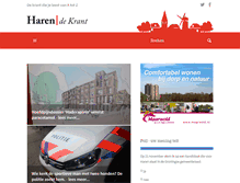 Tablet Screenshot of harendekrant.nl
